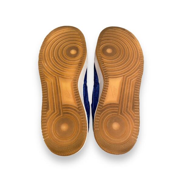 Nike Air Force 1 Premium x CLOT Royal Silk 2019 Size 10 Edison Chen Blue - Picture 5 of 10